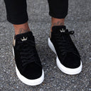 Men's Chunky Sneakers Black-Gold (6)