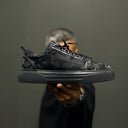 Men's Casual Sneakers Crowned Camouflage Black (5)