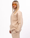 Martin Valen Exclusive Oversized Beige Sweatshirt Jogger Set (2)