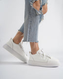 Cercocita Trine Women's Casual Shoes in White (7)