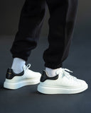 Chunky Sneakers Shoes White-Black (6)