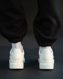 Men’s Crowned Chunky Sneakers Shoes White (11)