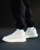 Men's Designer Breathable Mesh Sneakers in White (10)