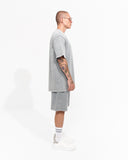 Men's Oversized Vintage 3D Print Detail Tracksuit Set with Shorts (6)