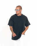 ‘’Michelangelo’’ Men's Embroidered Oversized Vintage T-shirt in Black (6)