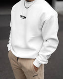 Men's White Oversized Sweatshirt Urban Culture (2)