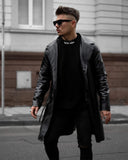 Men's Oversized Sweatshirt O-Neck Black (9)