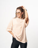 ‘777’ Women’s Oversized Beige T-shirt with 3D Print (6)
