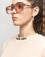 Martin Valen Damen Oversized Rundhals-Sweatshirt