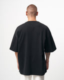 Martin Valen Men’s Oversized Embossed Basic Black T-shirt (6)