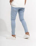 Men's Skinny Fit Stone Washed Denim Jeans (6)