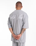 Men's Oversize Tracksuit Special Design Light Grey (5)
