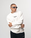 Men's White Oversized Sweatshirt Urban Culture (8)