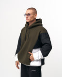 Men's Oversized Hoodie Sweatshirt Khaki (2)