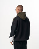 Men's Oversized Hoodie Sweatshirt Khaki (3)