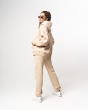 Insignio 3D Embroidered Designer Oversized Beige Hoodie Jogger Set (7)