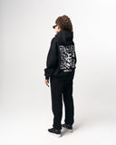Sigilio QR Printed Oversized Black Hoodie Jogger Set (14)