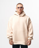 Beige  Oversized Hoodie X-Mark For Men (3)
