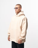 Beige  Oversized Hoodie X-Mark For Men (2)