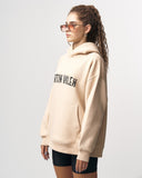 Grieto MV Crack Print Beige Oversized Designer Hoodie (3)