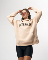 Felpa con cappuccio Grieto MV Crack Print Oversized Designer