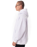 Men's Oversized Signature Detail White Cordless Hoodie (4)