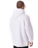 Men's Oversized Signature Detail White Cordless Hoodie (5)