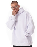 Men's Oversized Signature Detail White Cordless Hoodie (8)