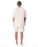 Men's Oversize Shortsuit Designer Light Fabric White (6)