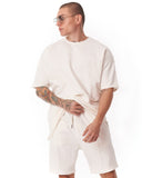 Men's Oversize Shortsuit Designer Light Fabric White (8)