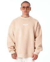 Übergroßes Herren-Sweatshirt Martin Valen Urban Culture Beige