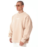 Men's Oversized Sweatshirt Martin Valen Urban Culture Beige (2)
