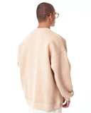 Men's Oversized Sweatshirt Martin Valen Urban Culture Beige (5)