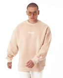 Men's Oversized Sweatshirt Martin Valen Urban Culture Beige (7)