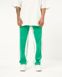 Oversized Striped Green Baggy Sweatpants (7)