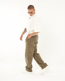 Oversized Baggy Khaki Fleece Sweatpants (8)