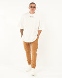Men's Basic Joggers In Beige (5)