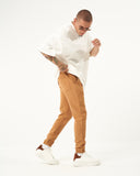 Men's Basic Joggers In Beige (3)
