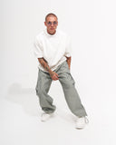 Men's Parachute Fabric Wide Leg Cargo Jogger (6)