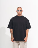 Men's Extra Oversized Basic Black T-shirt