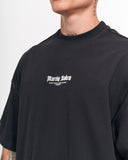 Men's Oversized Chest and Sleeve 3D Printed Black Heavy T-Shirt (6)