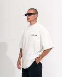 Men's Oversized Martin Valen Screen Printed White Heavy T-Shirt (4)