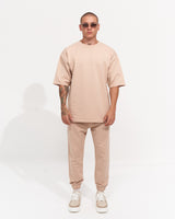 Survêtement Oversize Homme Special Design Crème