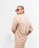 Men's Oversize Tracksuit Special Design Creme (12)