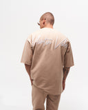 Men's Oversize Tracksuit Special Design Creme (14)