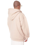 Men's Beige Oversized Hoodie with Zipper (4)