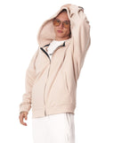 Men's Beige Oversized Hoodie with Zipper (7)