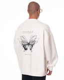 Butterfly Illusion Oversized Men's Sweatshirt (3)
