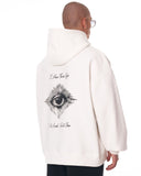 Men's Third Eye Oversized Custom White Hoodie (7)