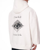 Men's Third Eye Oversized Custom White Hoodie (3)